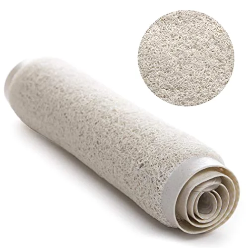 Loofah Non-Slip Bath Mat for Tub - Ivory