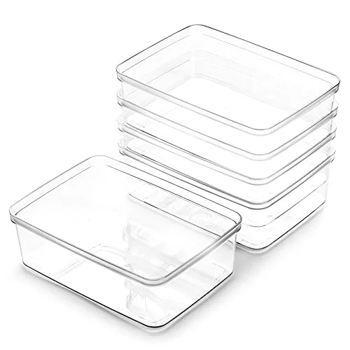 Plastic Storage Bins, X-Small - 30 Pack