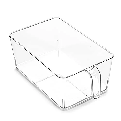 Plastic Storage Bins, Large - 24 Pack