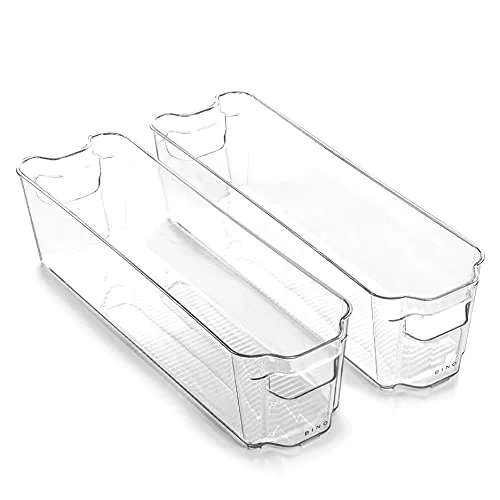 Stackable Storage Bins, Small - 2 Pack