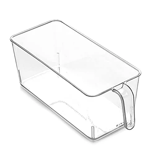 Plastic Storage Bins, Medium - 24 Pack