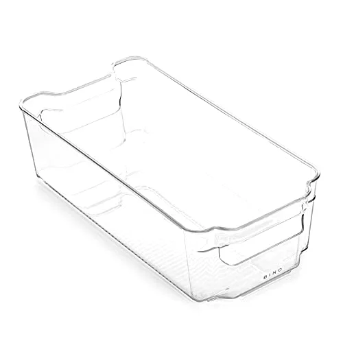 Stackable Plastic Storage Bins, Medium - 12 Pack