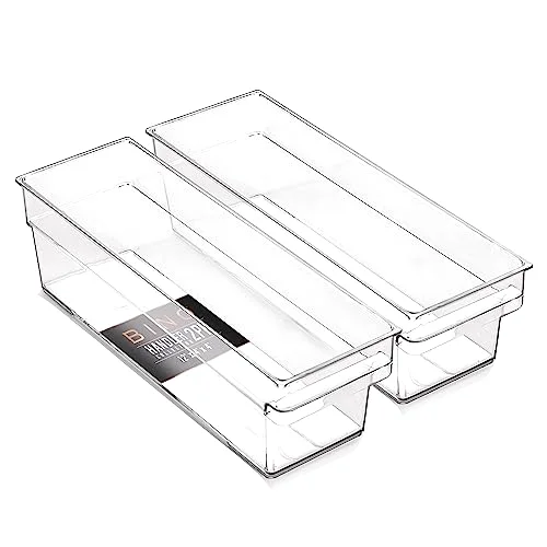 Plastic Storage Bins, Small - Shallow