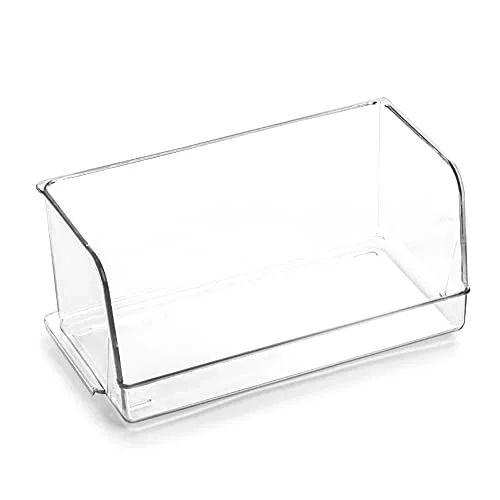 Stackable Plastic Storage Bins, Medium - 12 Pack
