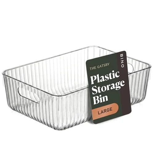 Plastic Storage Bins, Large
