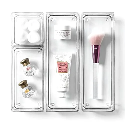 4-Piece Modular Drawer Bin Set